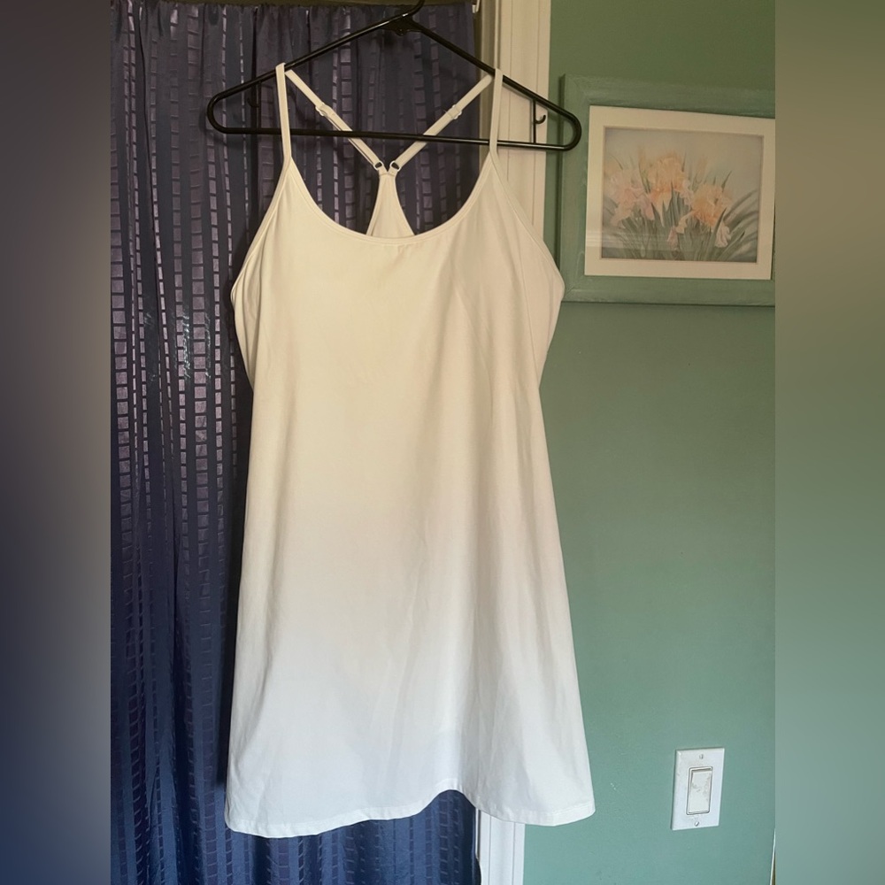 White Swimsuit One Piece Size L